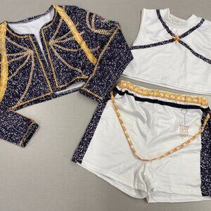 Rumi kpop demon hunters zoey mira golden song outfit halloween costume size 130